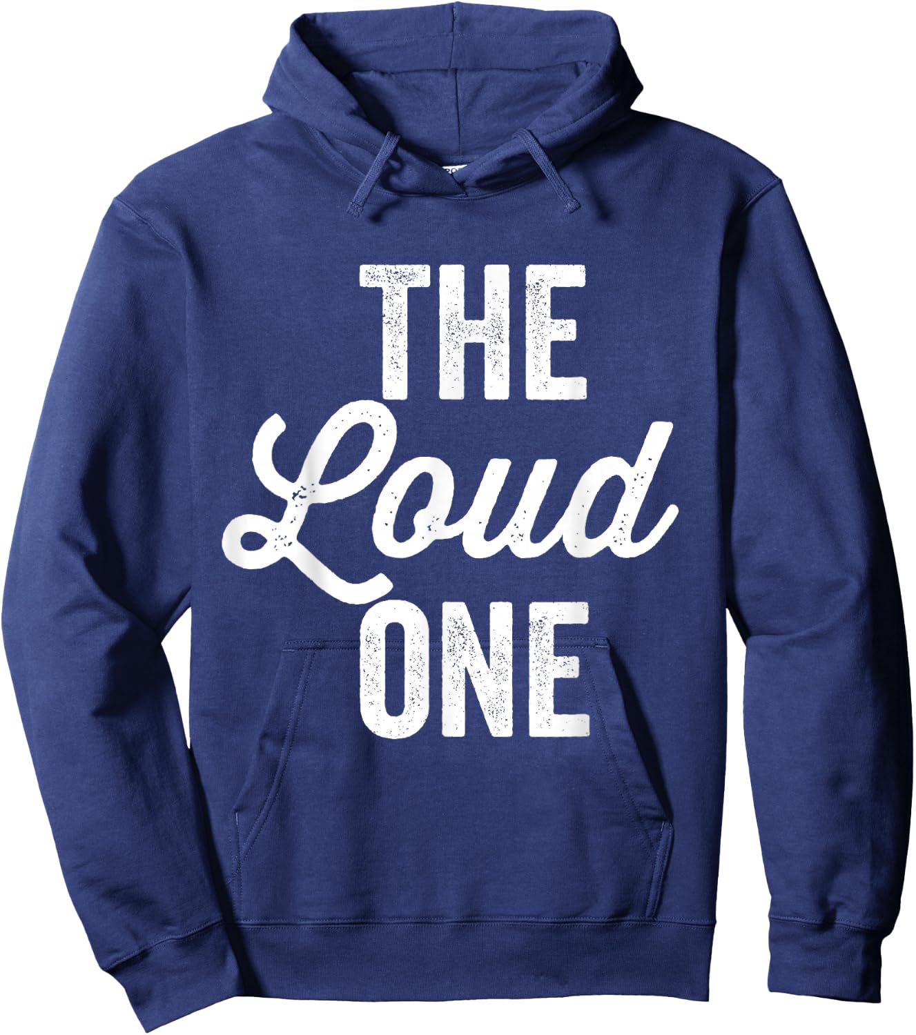 The Quiet One Loud One Matching Couples Bff Bestfriend Hoodie - Hoodie | Navy