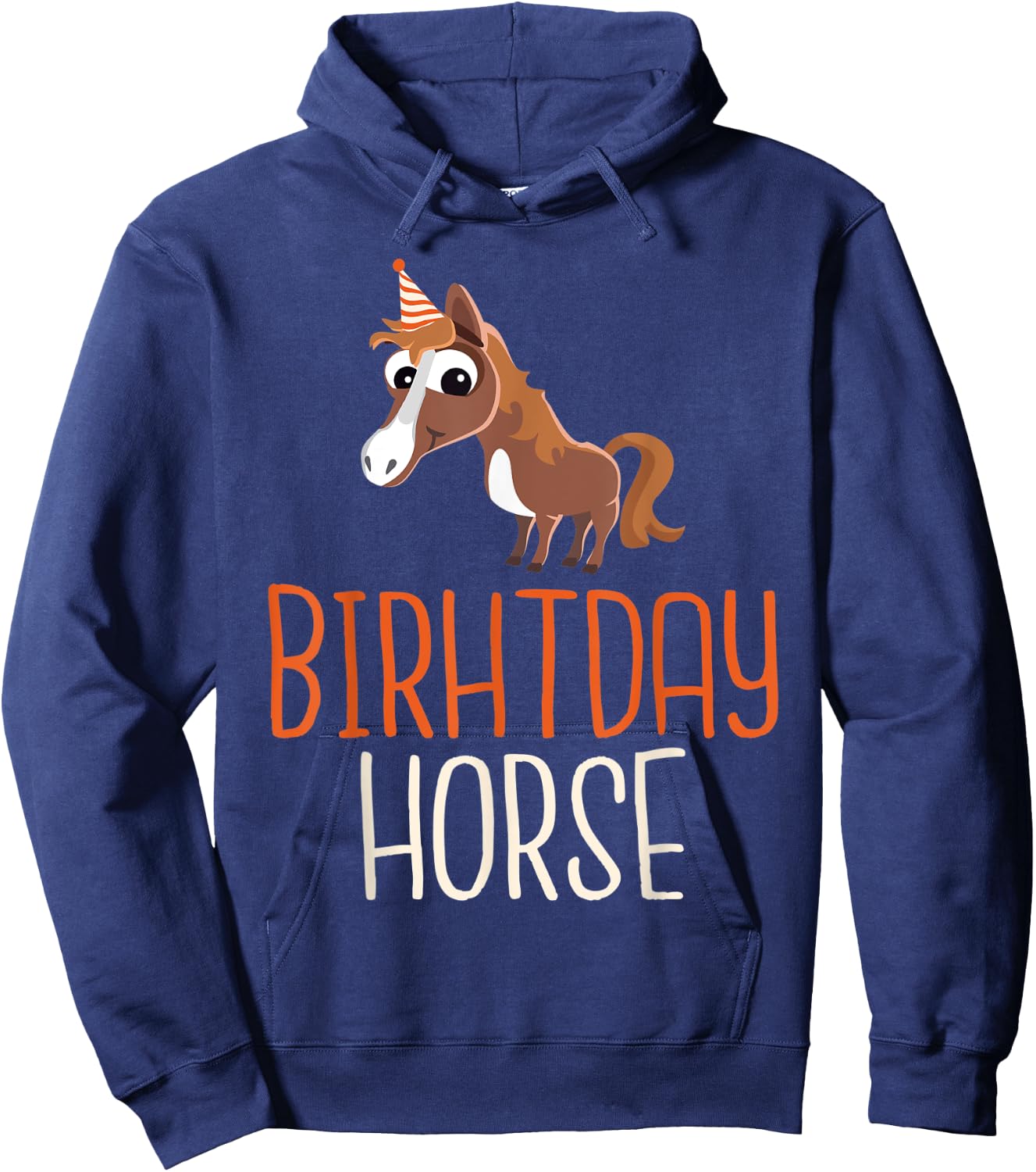 Birthday Horse Riding Hoodie - Hoodie | Navy