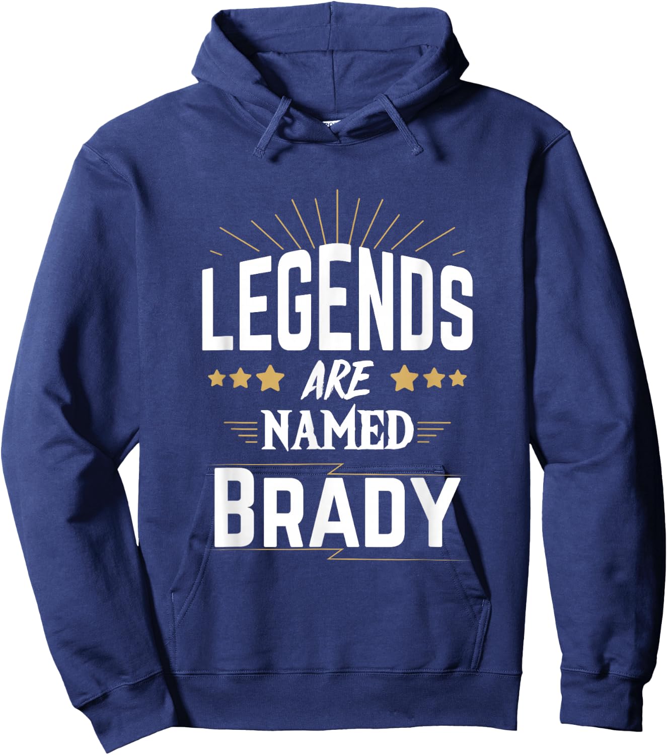 Legends Are Named Brady Hoodie - Hoodie | Navy