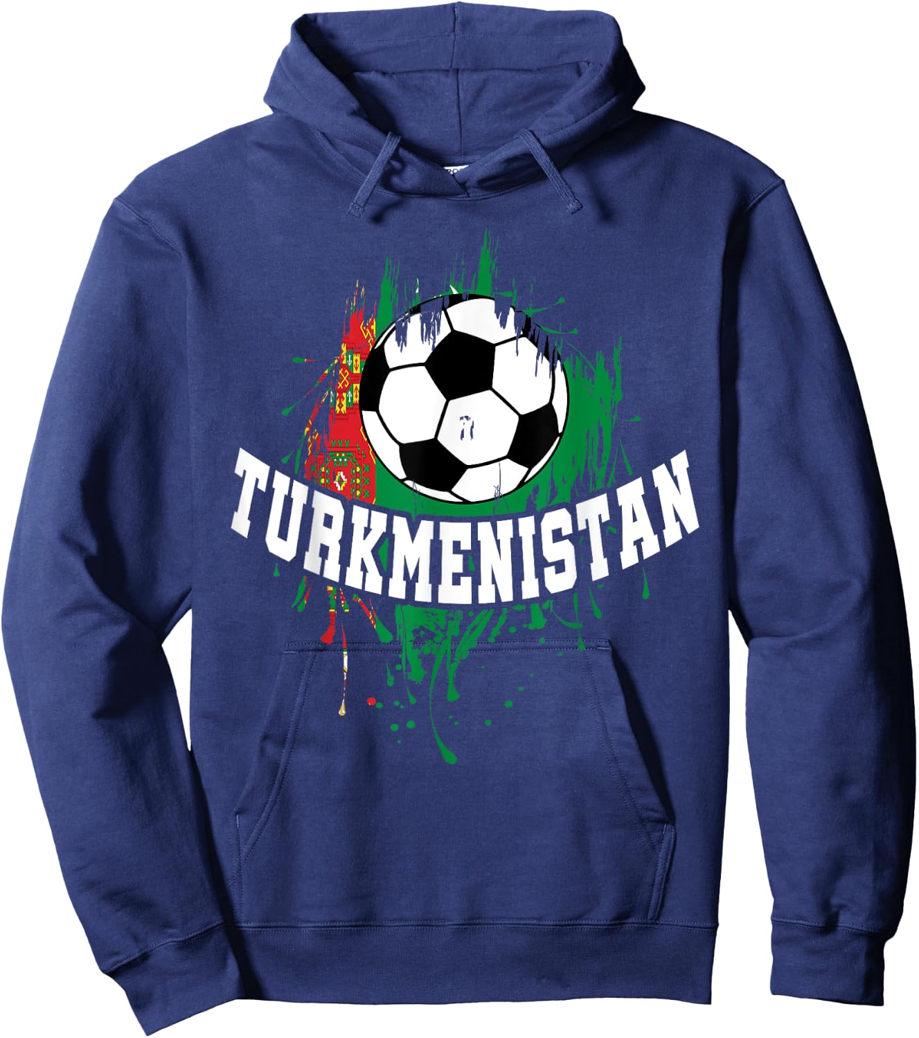 Turkmenistan Soccer Turkmenistan Football Turkmen Futbol Hoodie - Hoodie | Navy