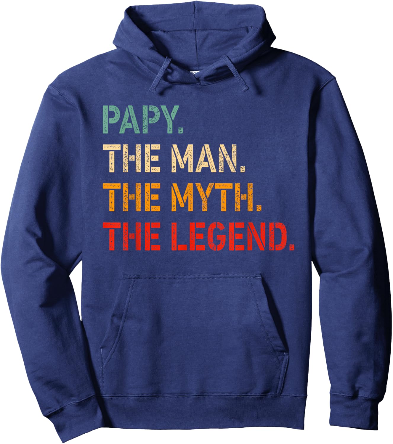PAPY The Man The Myth The Legend Shirt Funny Idea PAPY Hoodie - Hoodie | Navy