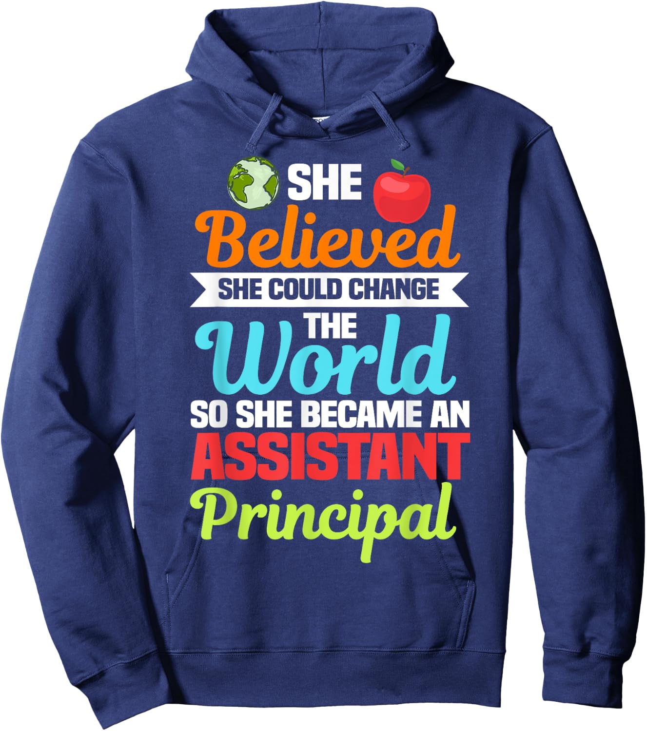 Assistant Principal Headmistress Deputy School Associate Hoodie - Hoodie | Navy