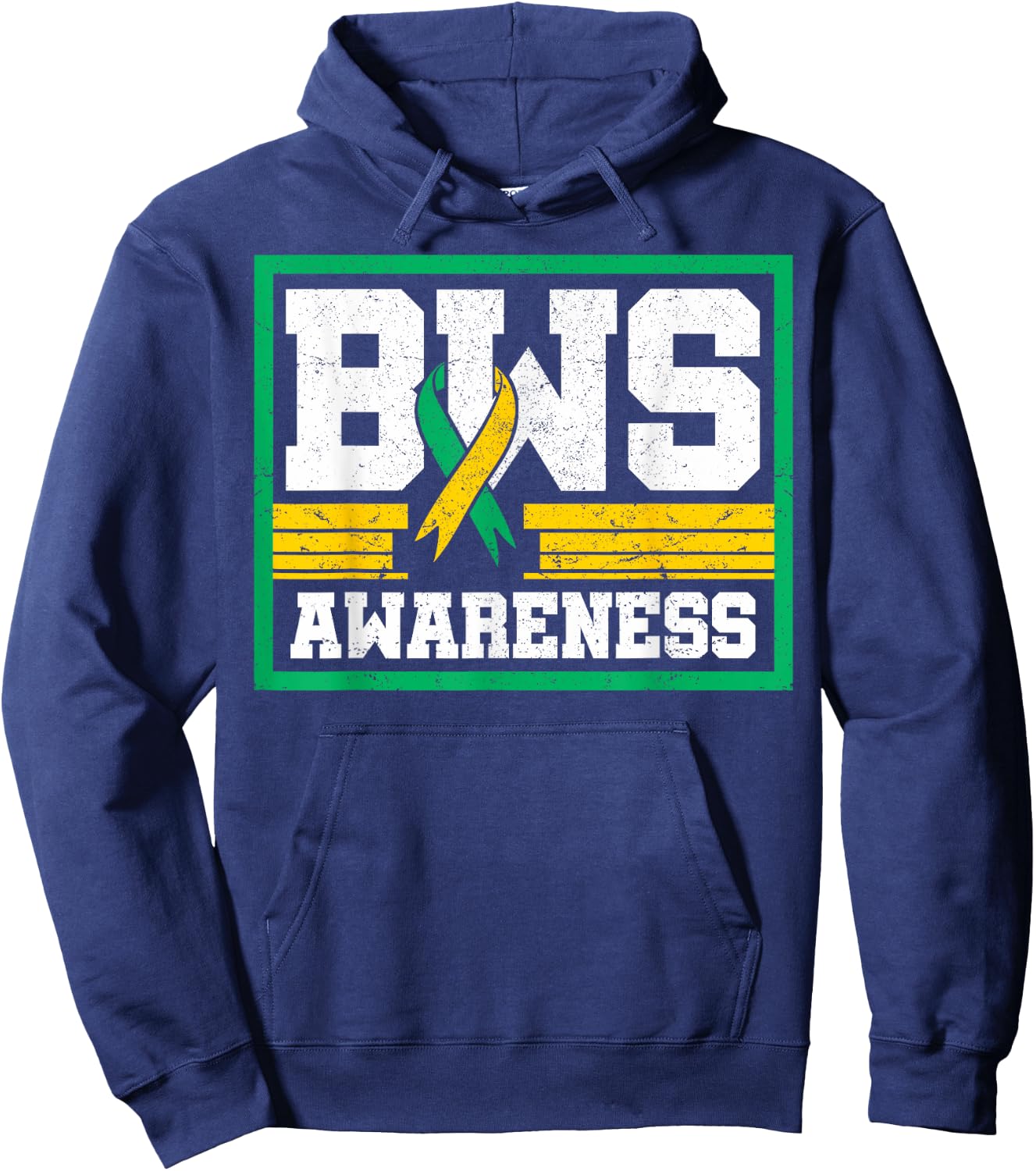 Beckwith–Wiedemann Syndrome Awareness Advocate BWS Warrior Hoodie - Hoodie | Navy