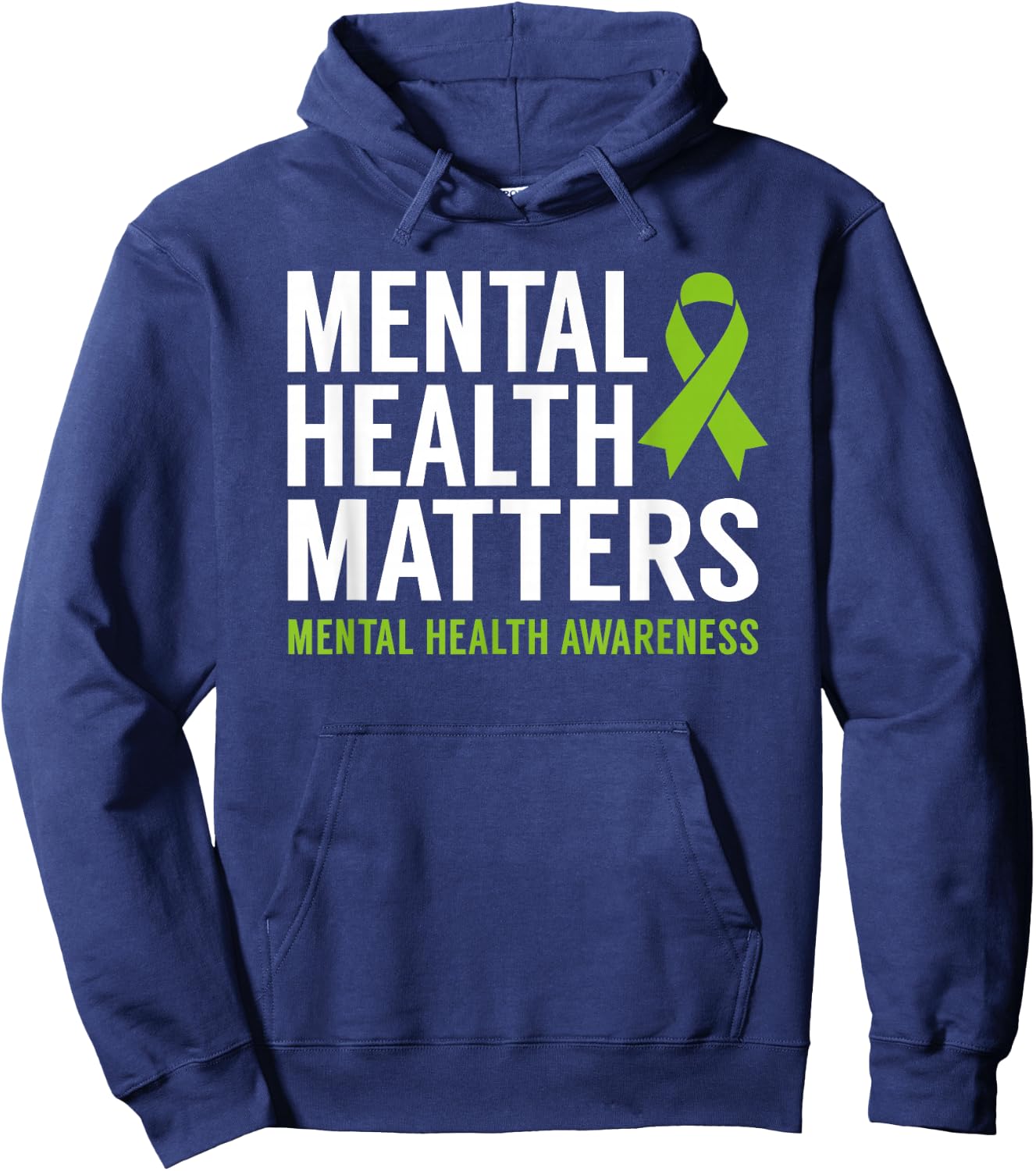 Mental Health Matters Men Women Kids Mental Health Awareness Hoodie - Hoodie | Navy