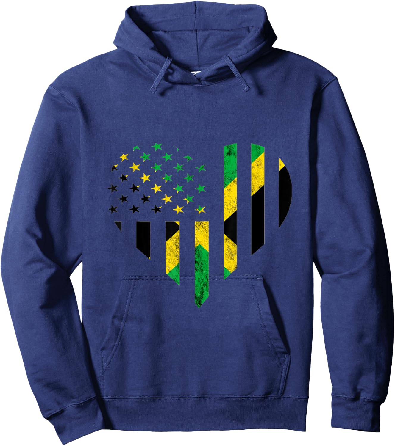 Jamaica Jamaican Roots Carribean Pride American Grows Hoodie - Hoodie | Navy
