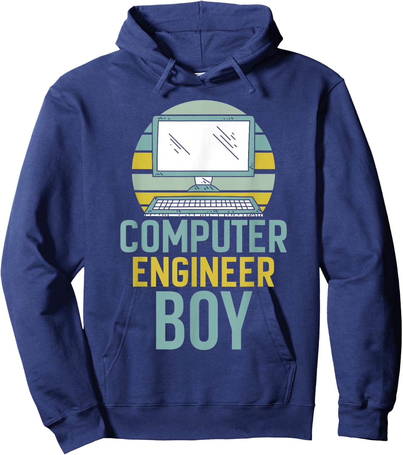 Computer Engineer Boy Programming Engineering Programmer Hoodie - Hoodie | Navy