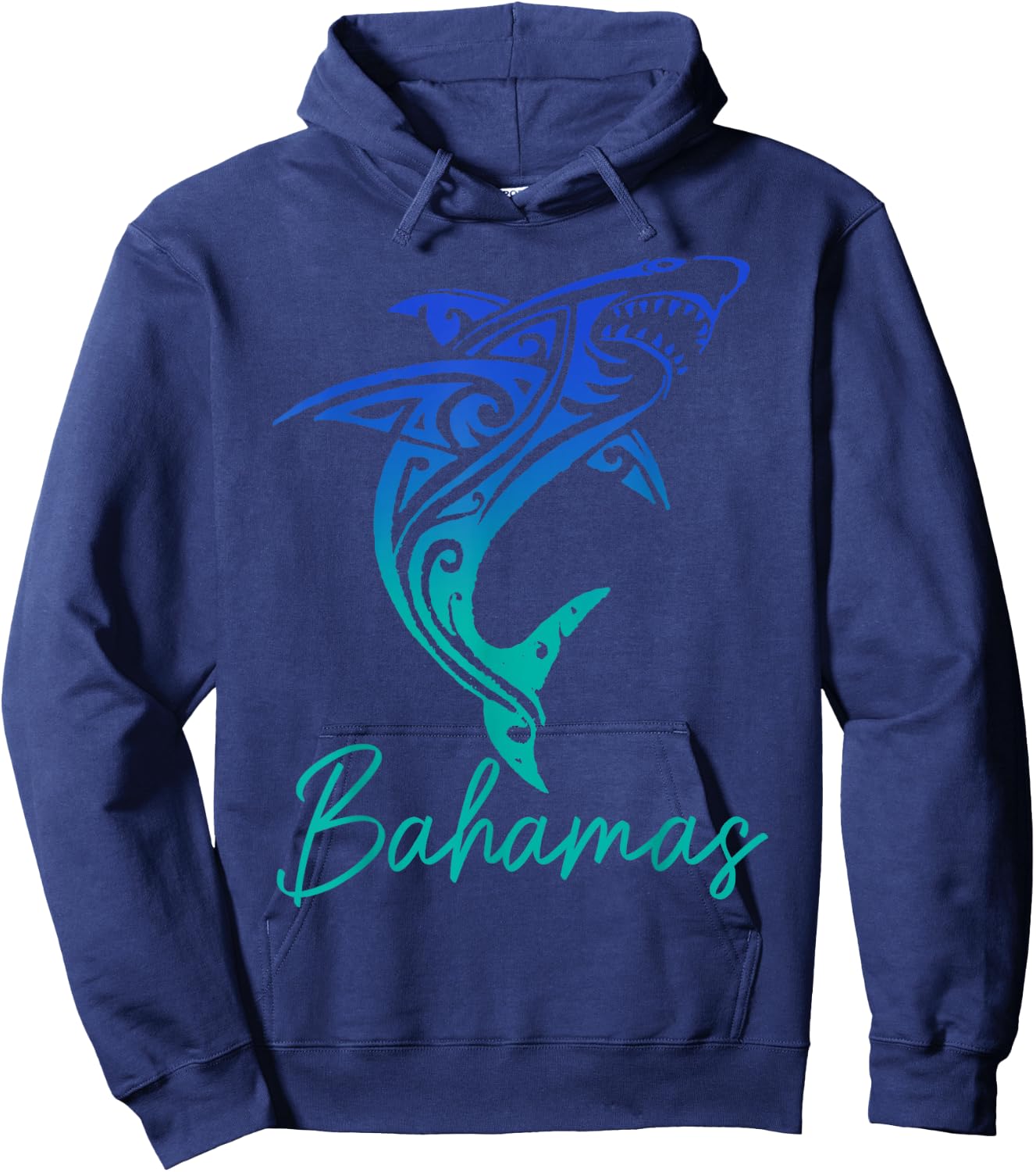 Bahamas Shark Scuba Diving Nassau Surfer SurfingSurf Hoodie - Hoodie | Navy