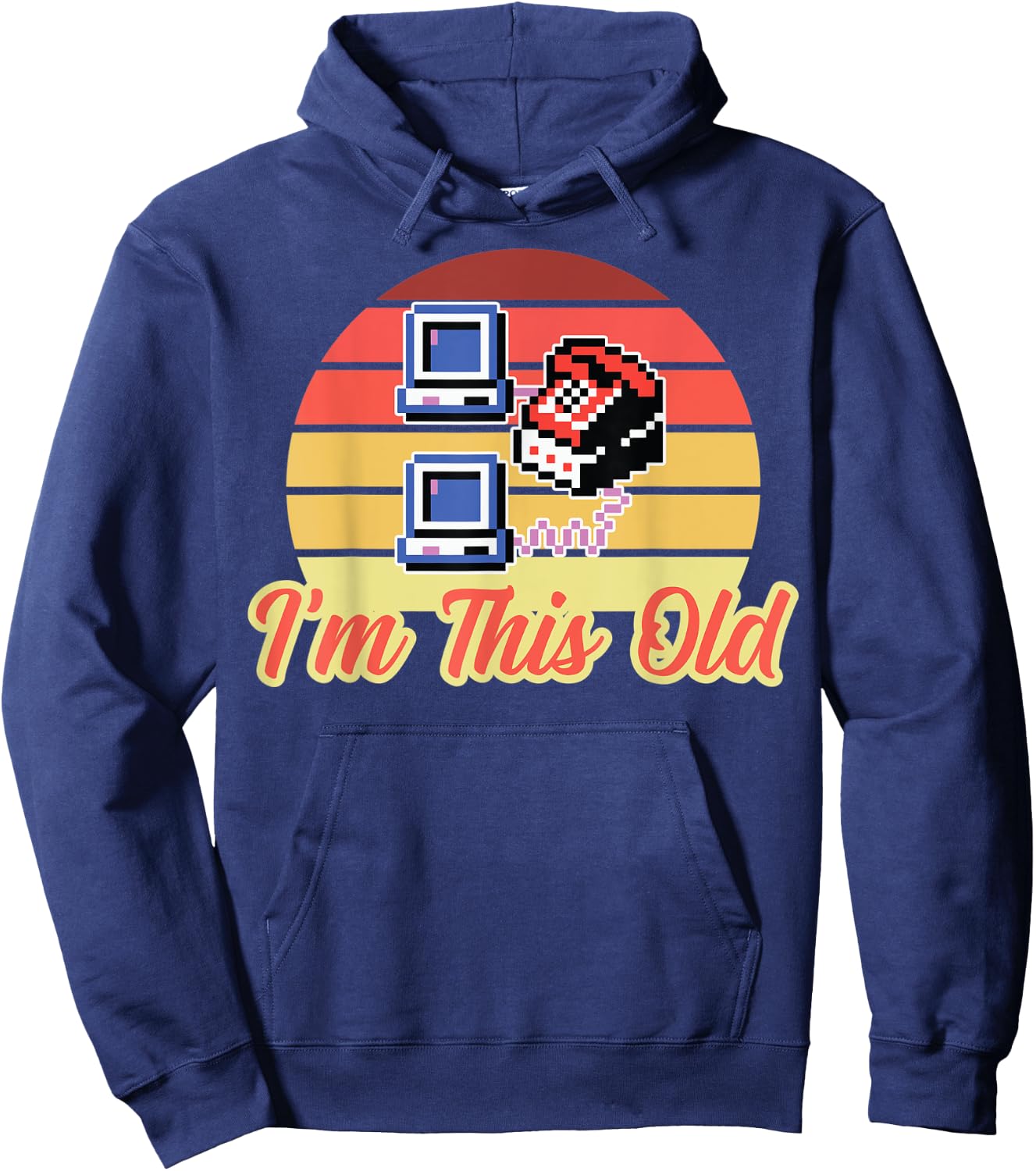 Programmers Dial Up Internet Programming 90s Computer Nerds Hoodie - Hoodie | Navy