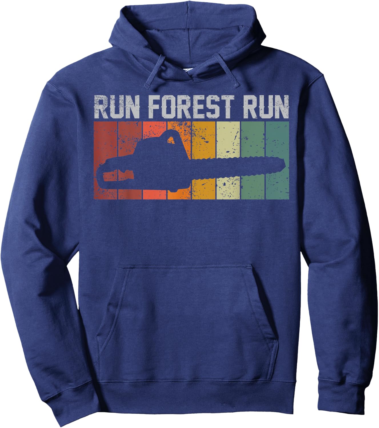 Lumber Jack Chop Wood Chainsaw Hoodie - Hoodie | Navy