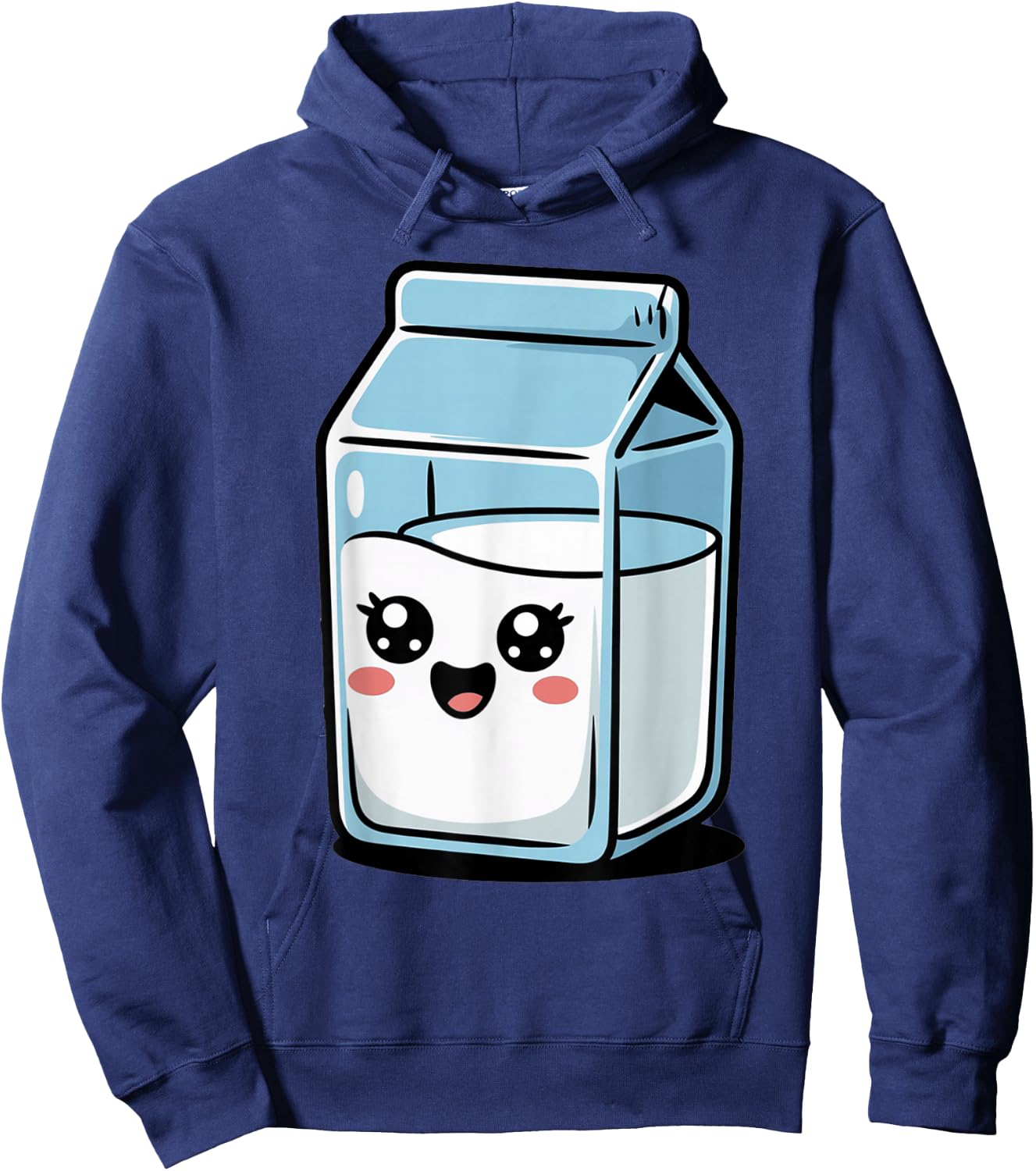 Cute Milk Cookie Halloween Costume Kawaii Couple Matching Hoodie - Hoodie | Navy