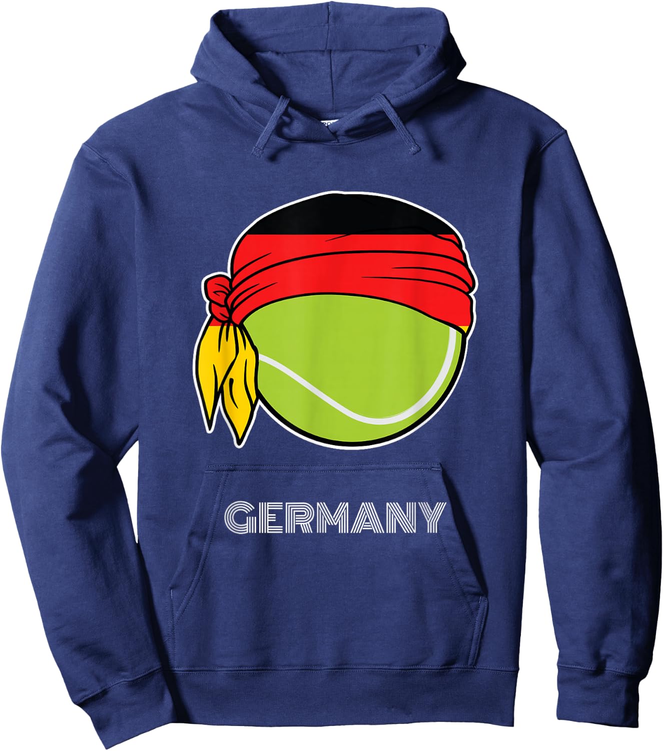Germany Tennis Top for German Players, Fans or Coach Hoodie - Hoodie | Navy