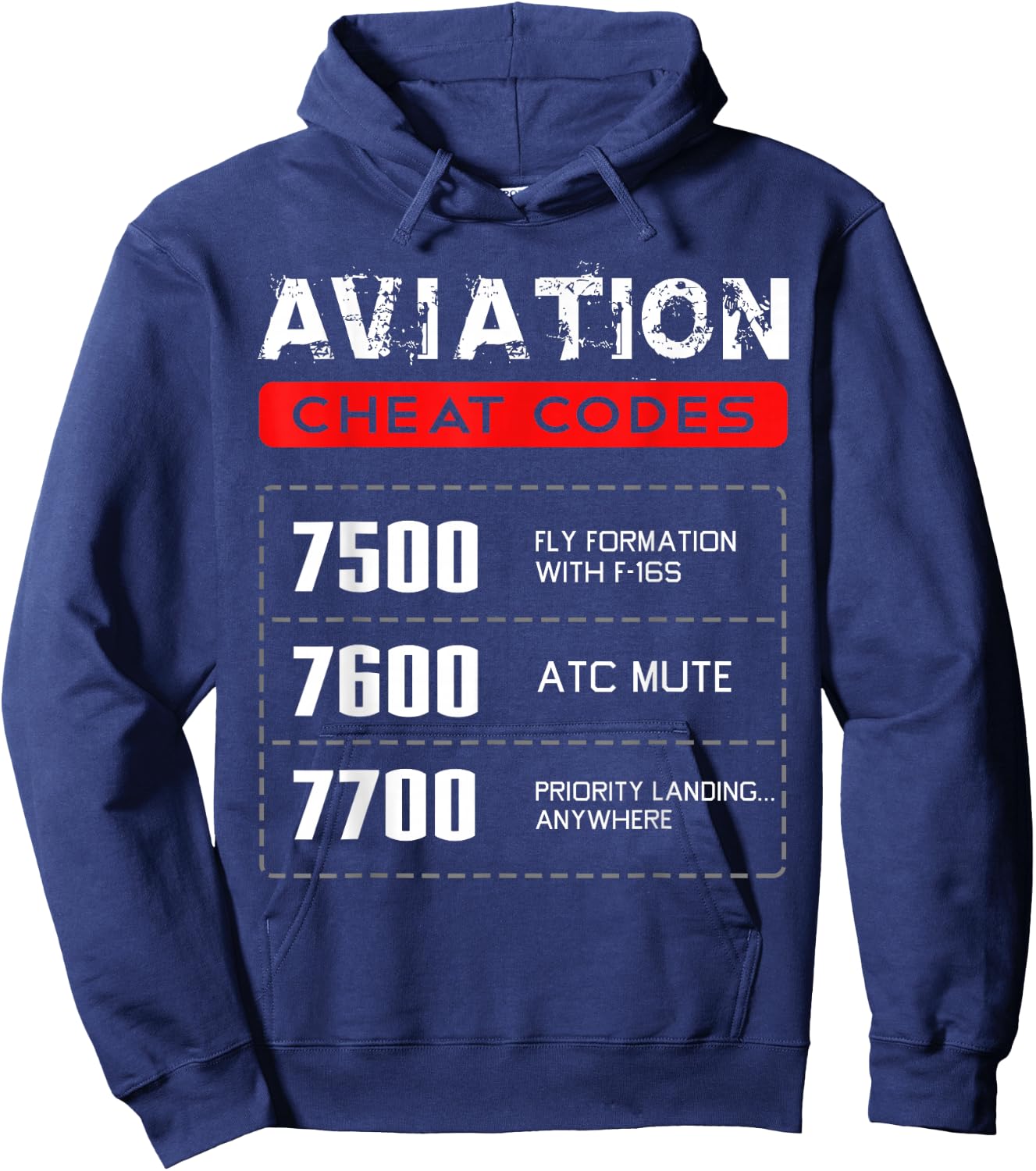Aviation Cheat Codes Gift, Aviation Gift, Pilogift Hoodie - Hoodie | Navy