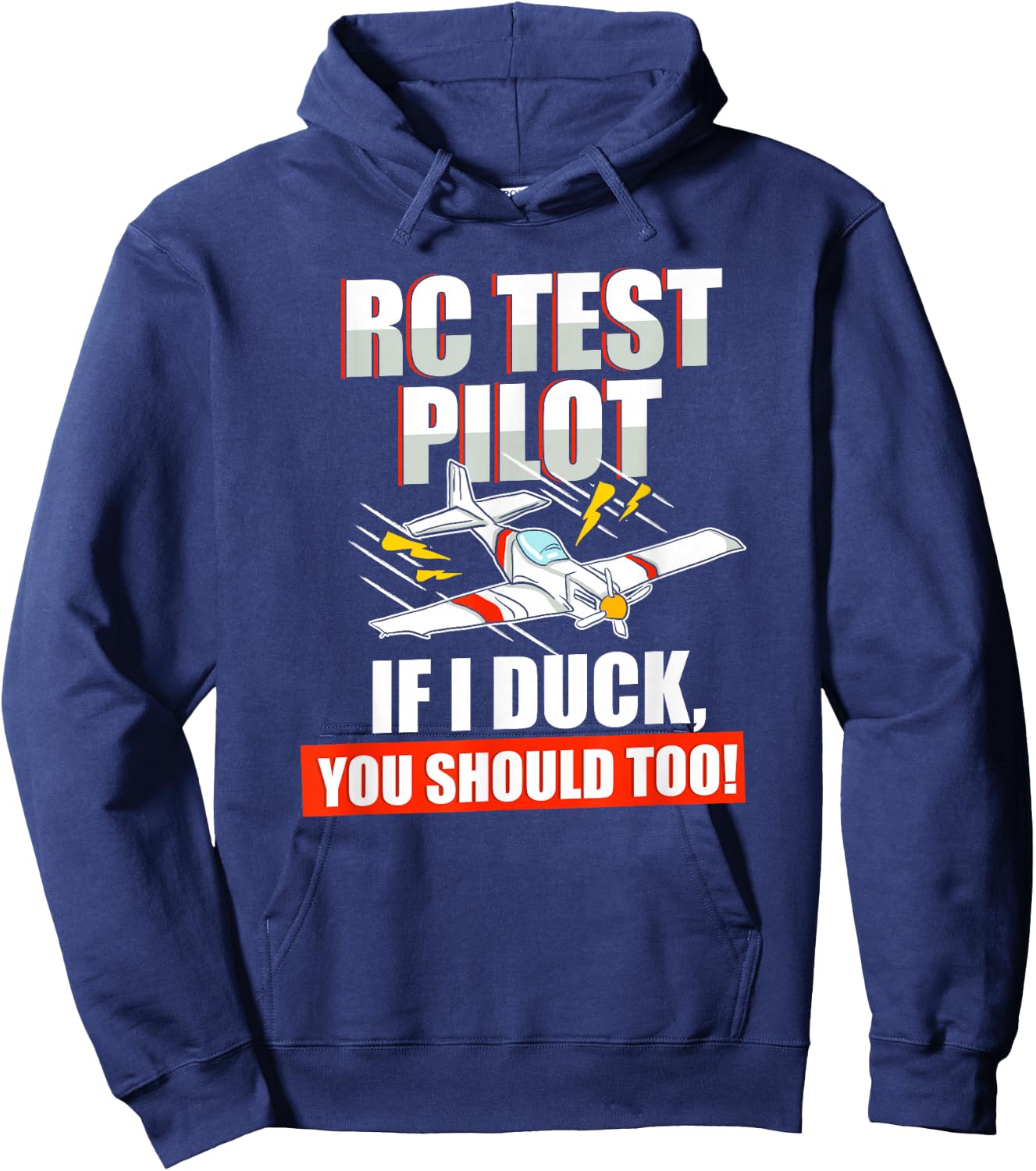 RC Plane Pilot Radio Controlled Flyer Hoodie - Hoodie | Navy