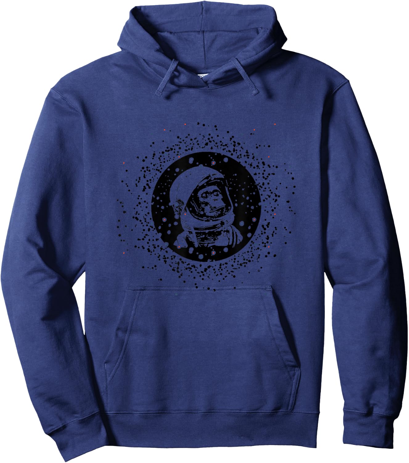 Vintage space travel astronaut monkey Hoodie - Hoodie | Navy