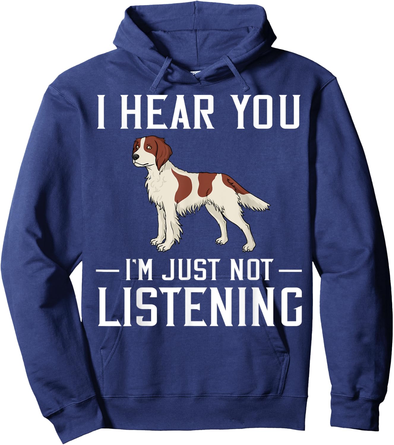 Irish Red And White Setter Dog Puppies Owner Lover Hoodie - Hoodie | Navy
