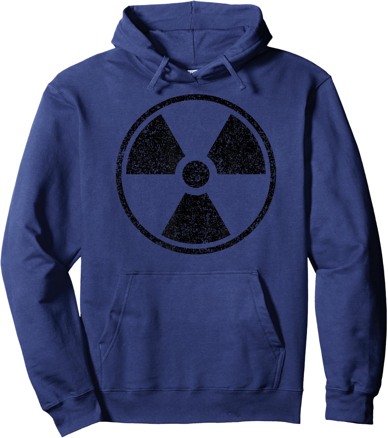Radioactive Nuclear Warning Symbol Radiation Sign Power Hoodie - Hoodie | Navy