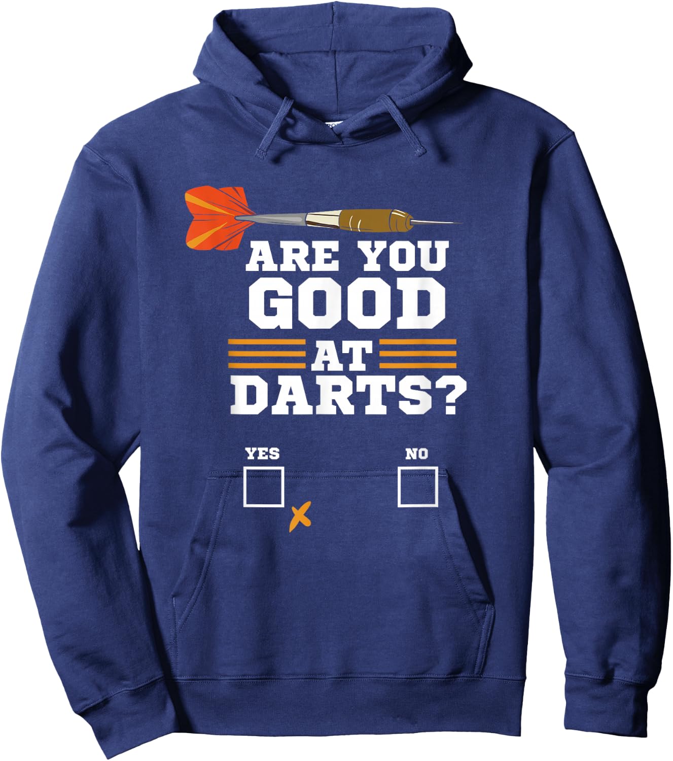 Funny Dart - Are You Good At Darts - Dart Player & Team Hoodie - Hoodie | Navy