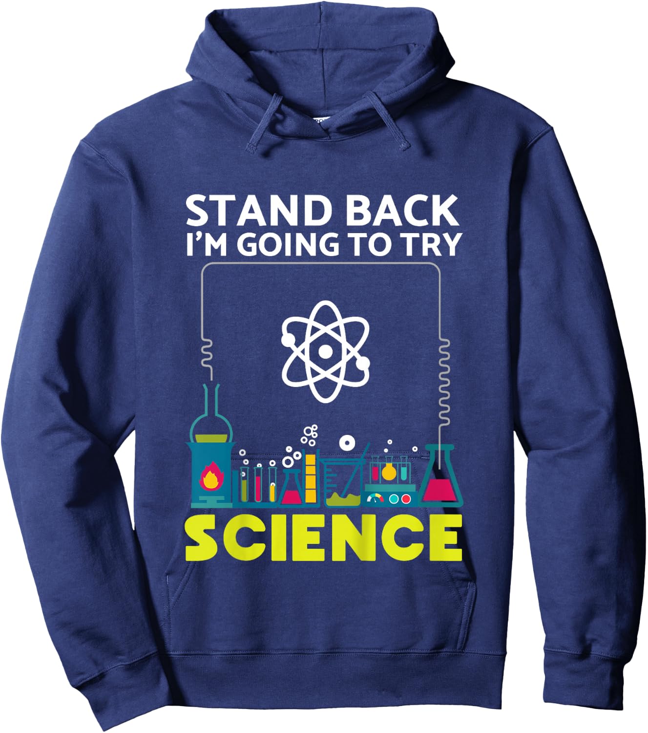 Chemistry Gift Kids- Boys or Girls Love Science Fair Hoodie - Hoodie | Navy