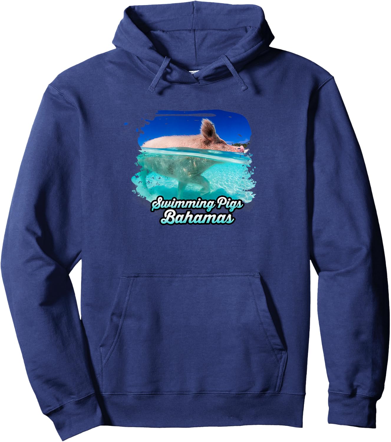 Swimming Pigs - Bahamas Hoodie - Hoodie | Navy