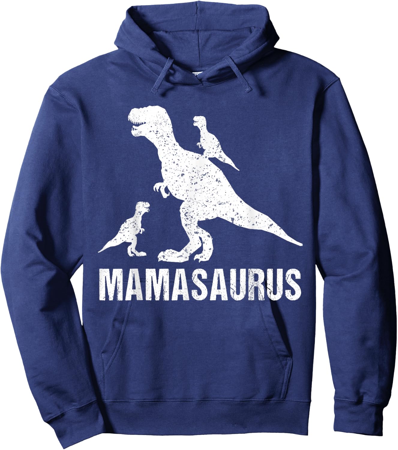 Funny Mamasaurus Mothers Day Shirts Dinosaur Mom Of 2 Boys Hoodie - Hoodie | Navy