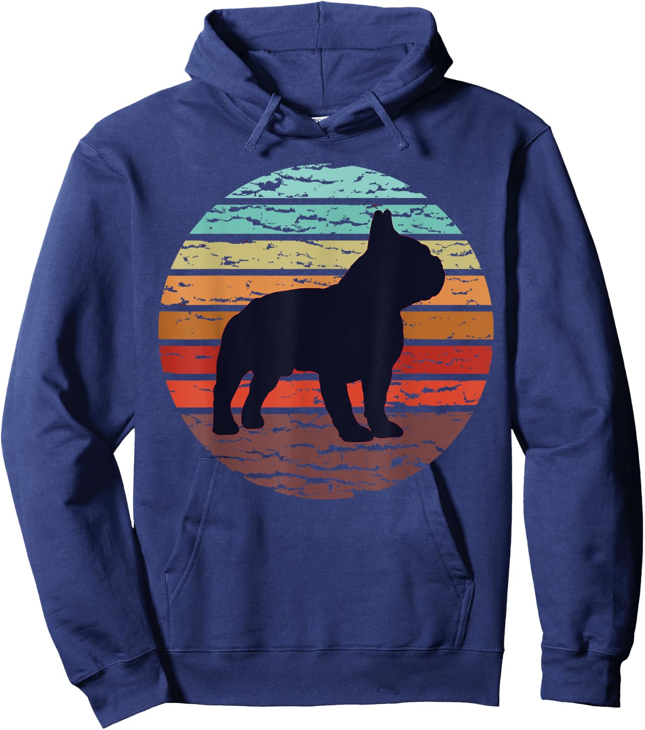 French Bulldog Frenchie Dog Women Girls Kids Hoodie - Hoodie | Navy