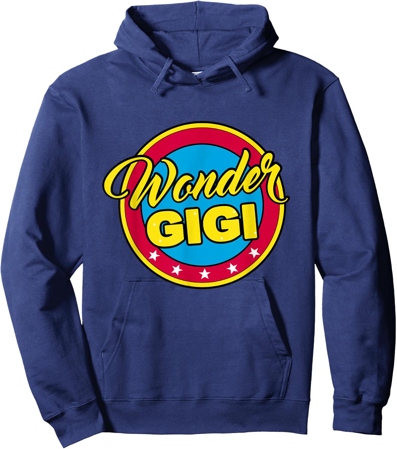 Cute Grandma Superhero Wonder Gigi or Mom Hoodie - Hoodie | Navy