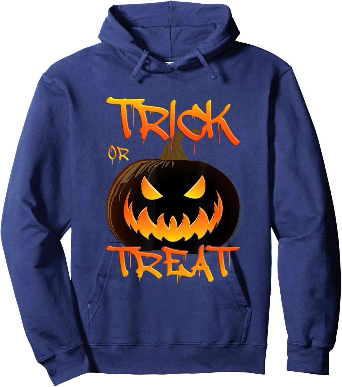 Halloween pumpkin trick or treat costume fancy dress Hoodie - Hoodie | Navy