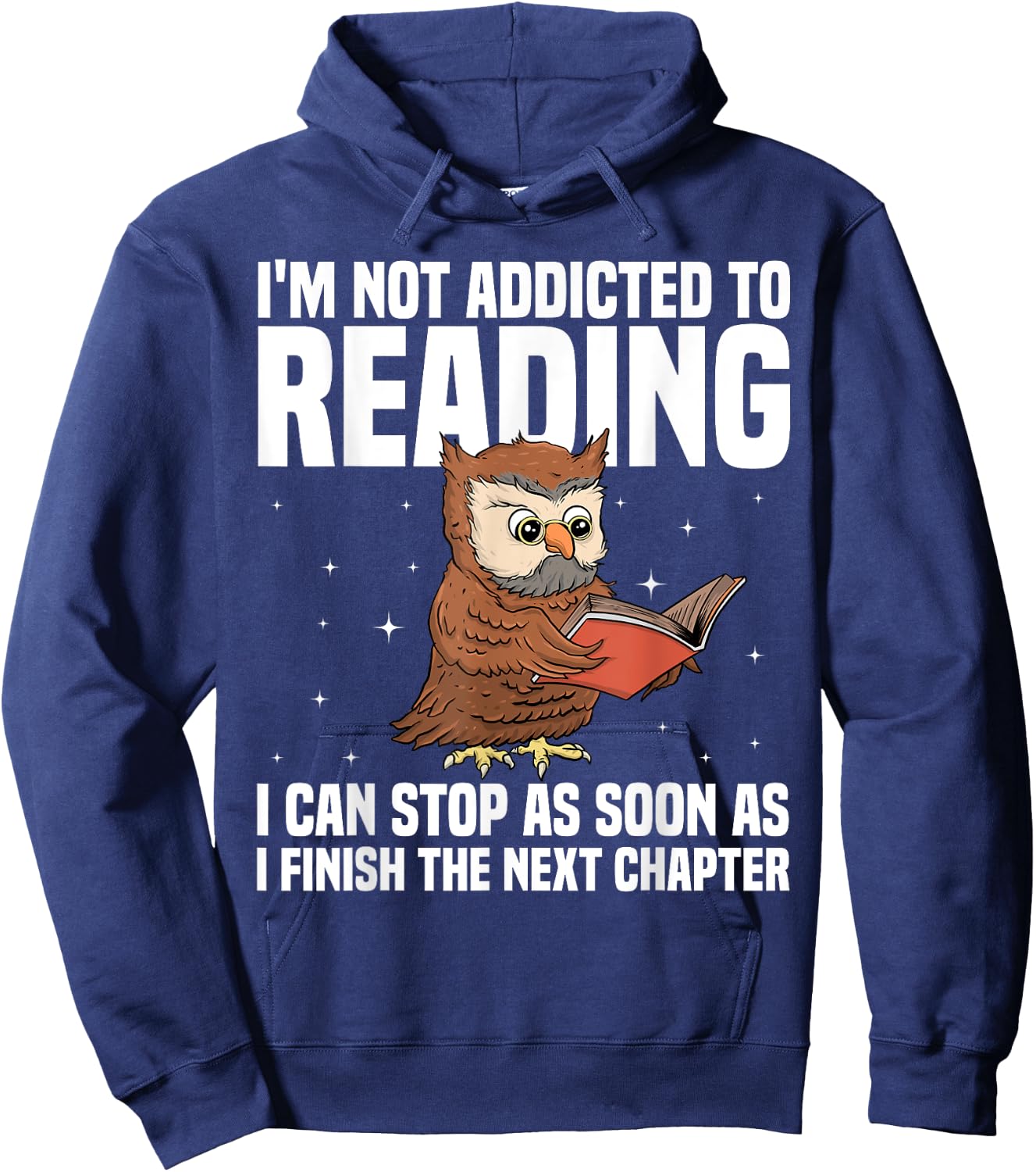 Funny Book Reader Art Women Bookish Book Nerd Lover Hoodie - Hoodie | Navy