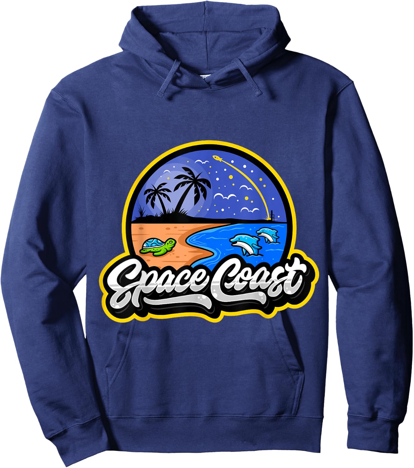 Space Coast - Florida Space and Rocket Program Hoodie - Hoodie | Navy