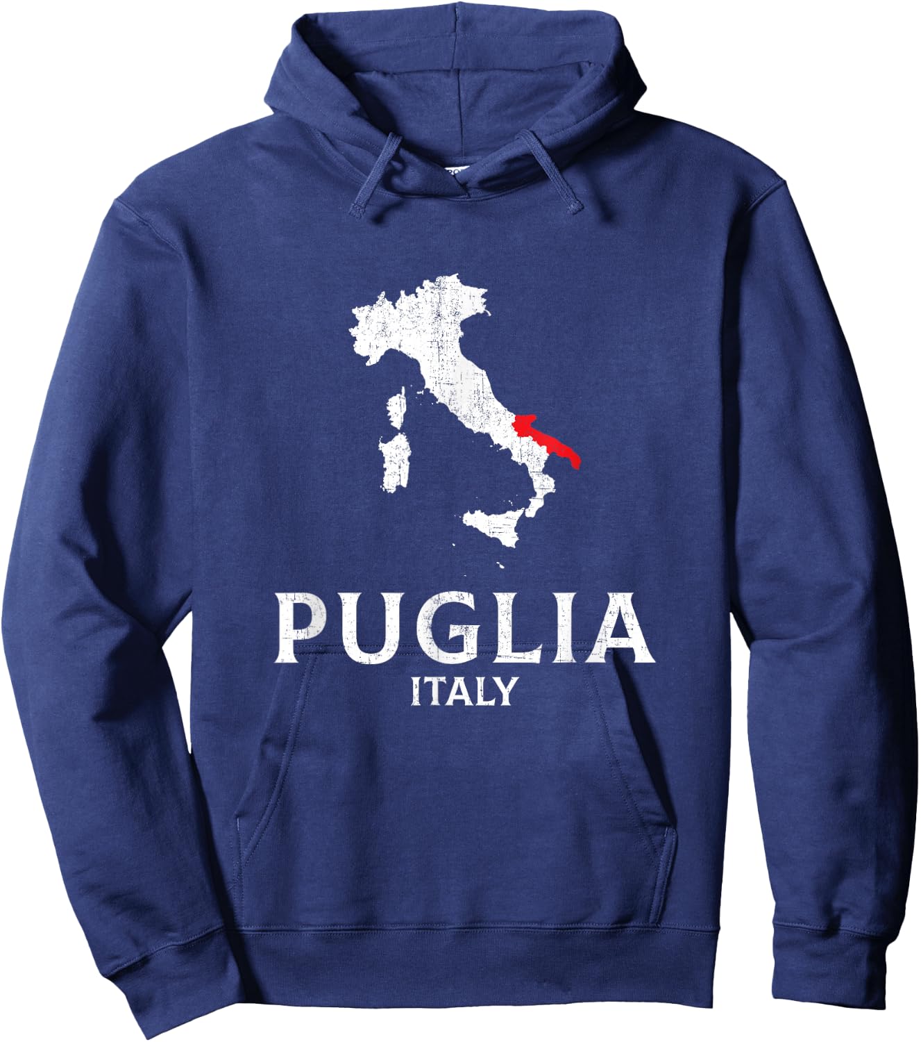 Puglia, Italian Italy Hoodie - Hoodie | Navy