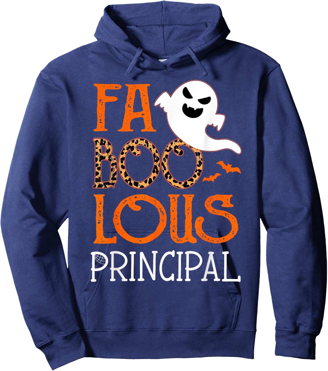 I am a faboolous Principal on Halloween Party Funny Ghost Hoodie - Hoodie | Navy