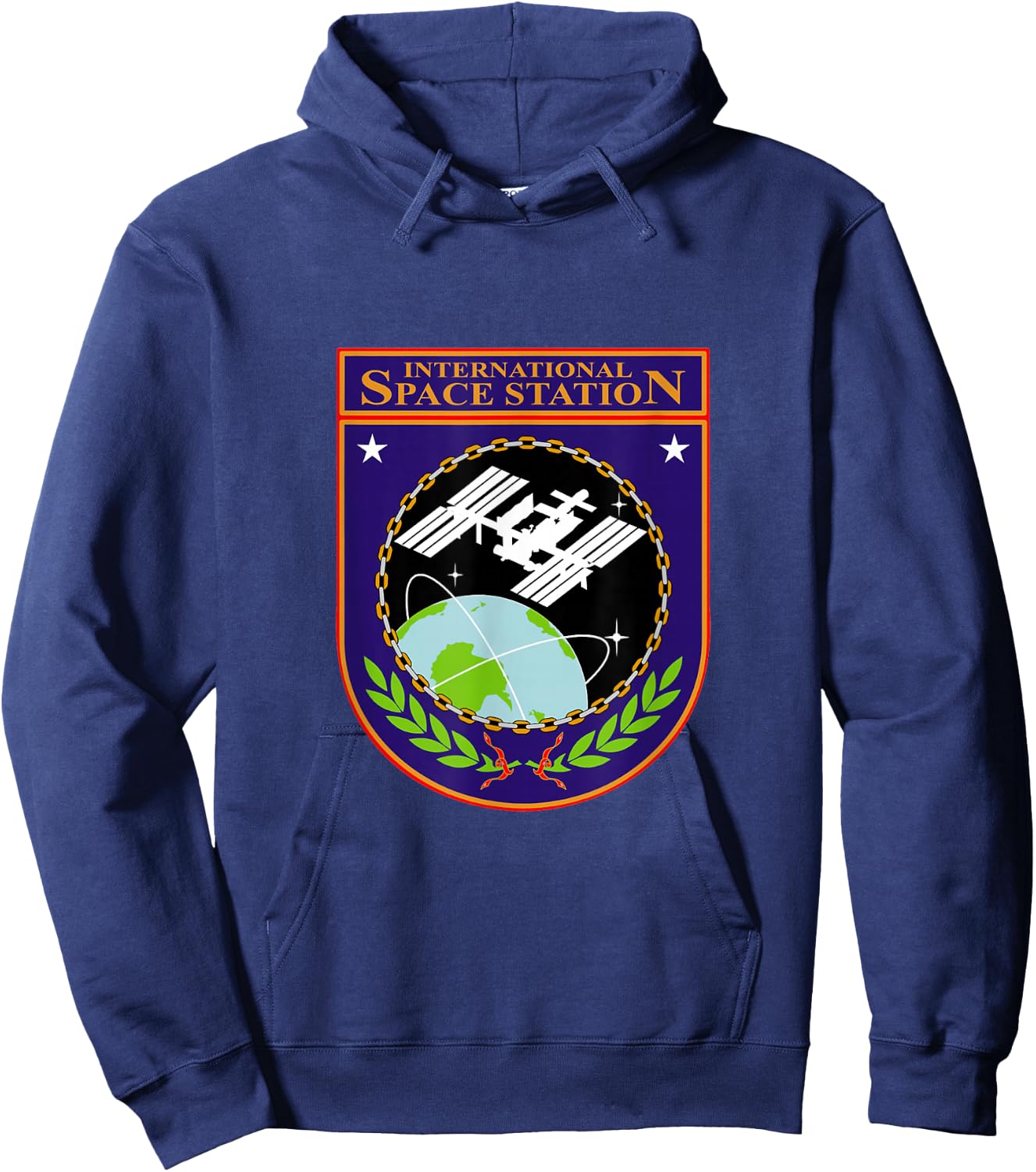 International Space Station NASA ISS Insignia Hoodie - Hoodie | Navy