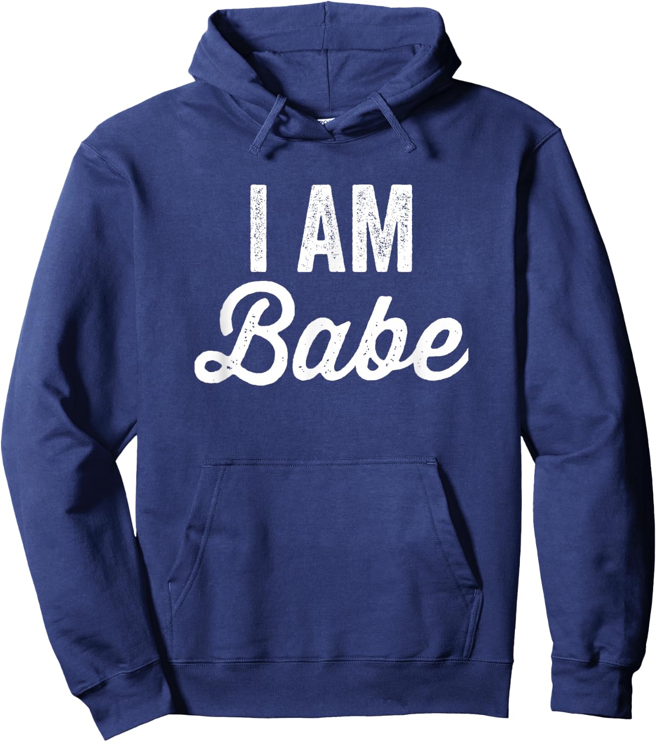 Matching Couples If Lost Return To Babe I Am Babe Hoodie - Hoodie | Navy