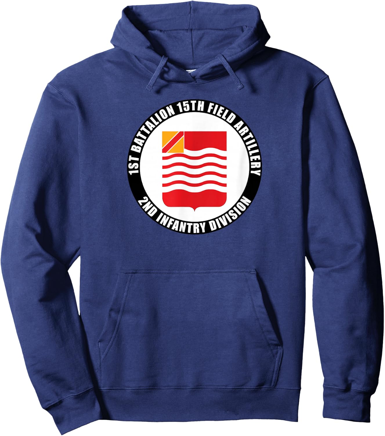 1st Battalion 15th Field Artillery 2nd Infantry Division Hoodie - Hoodie | Navy