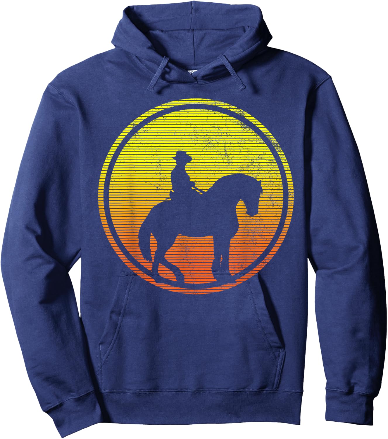 Cowboy Wild West Western Gift Hoodie - Hoodie | Navy