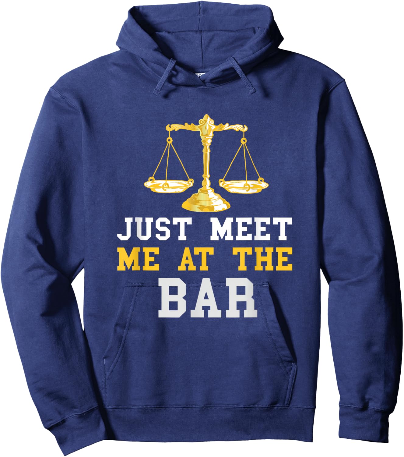 Lawyer Student Meet Me At The Bar Law Student Attorney Hoodie - Hoodie | Navy