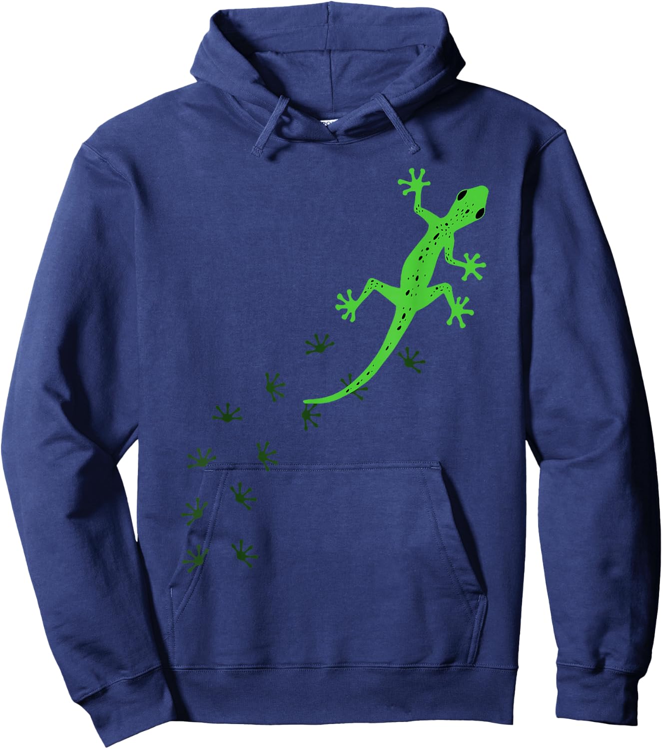 Cool Lizard Design Women Gecko Pet Animal Creature , Black Hoodie - Hoodie | Navy