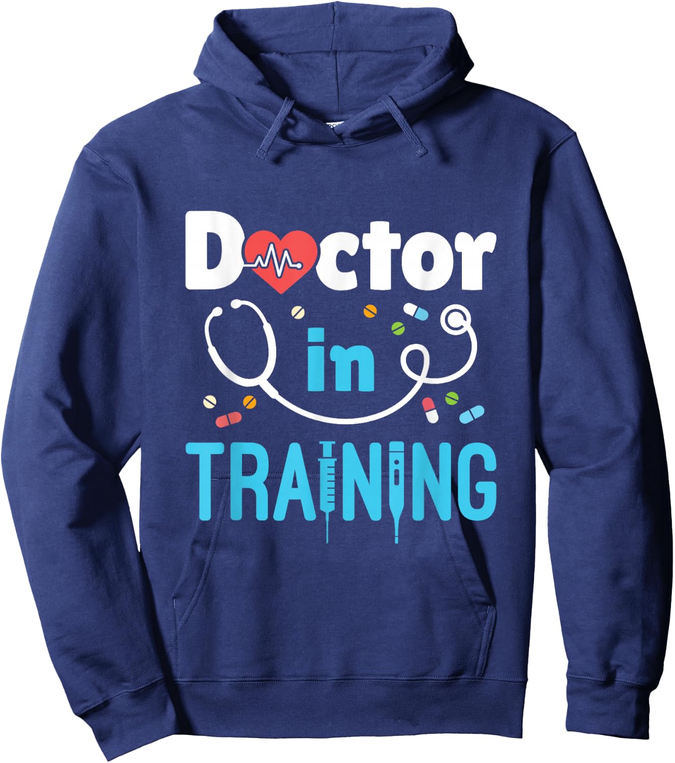 Future Doctor Medical School Medicine Doctor In Training Hoodie - Hoodie | Navy