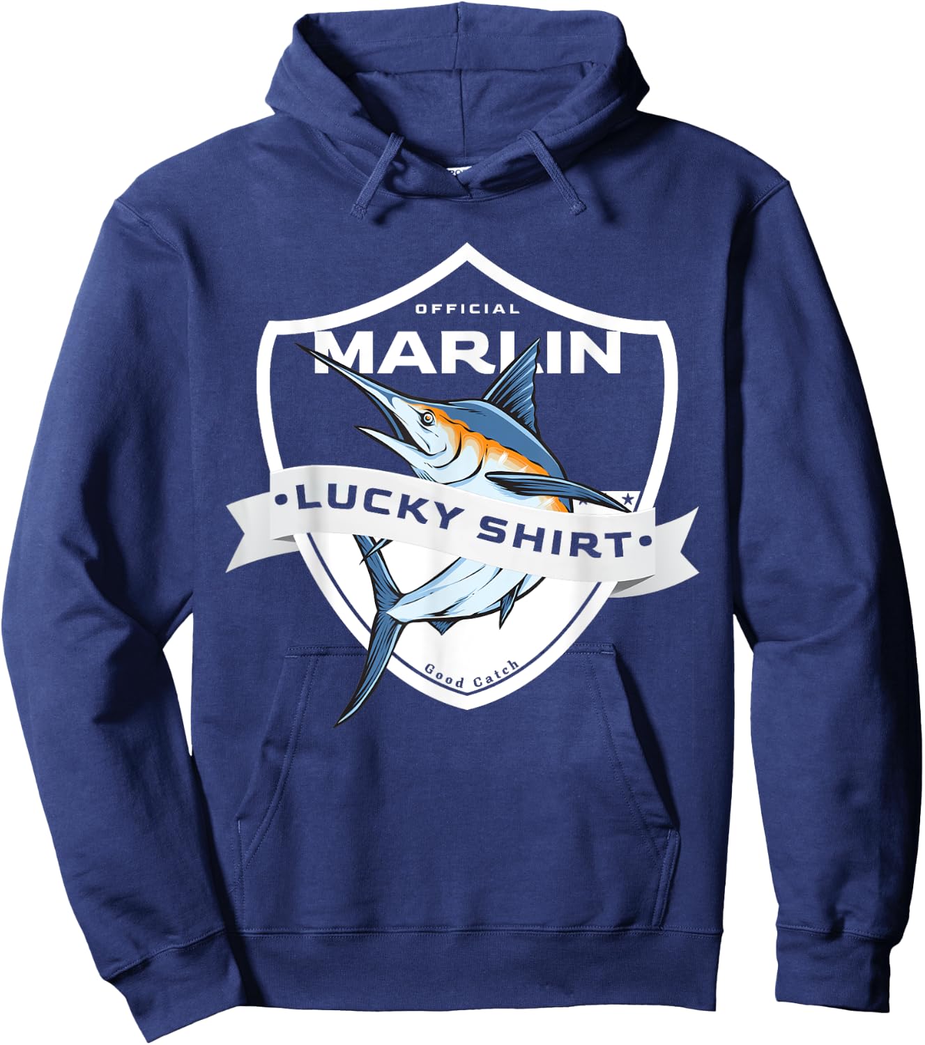 Makaira Lucky Shirt Funny Accessories to Marlin Fishing Hoodie - Hoodie | Navy