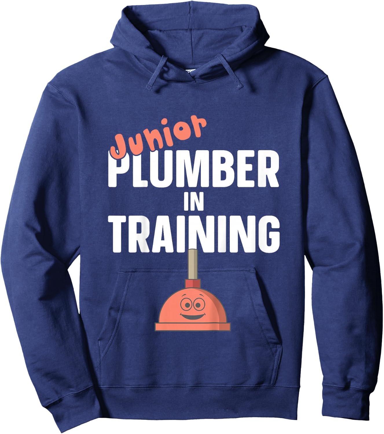 Junior Plumber in Training Plumbing Son Daughter Boy Girl Hoodie - Hoodie | Navy