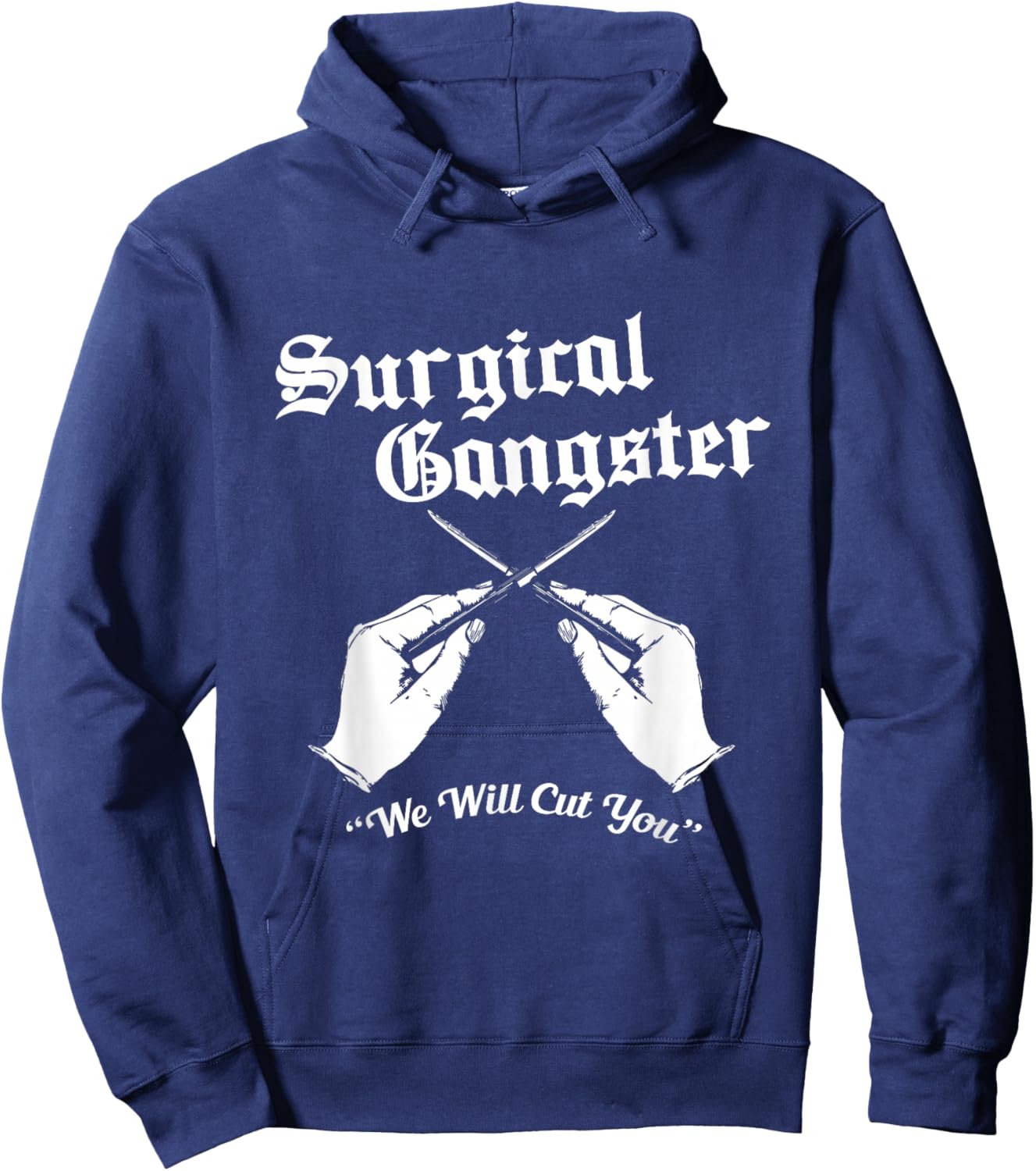 Schrub Tech - Surgical Gangster - Surgery Technologist Nurse Hoodie - Hoodie | Navy