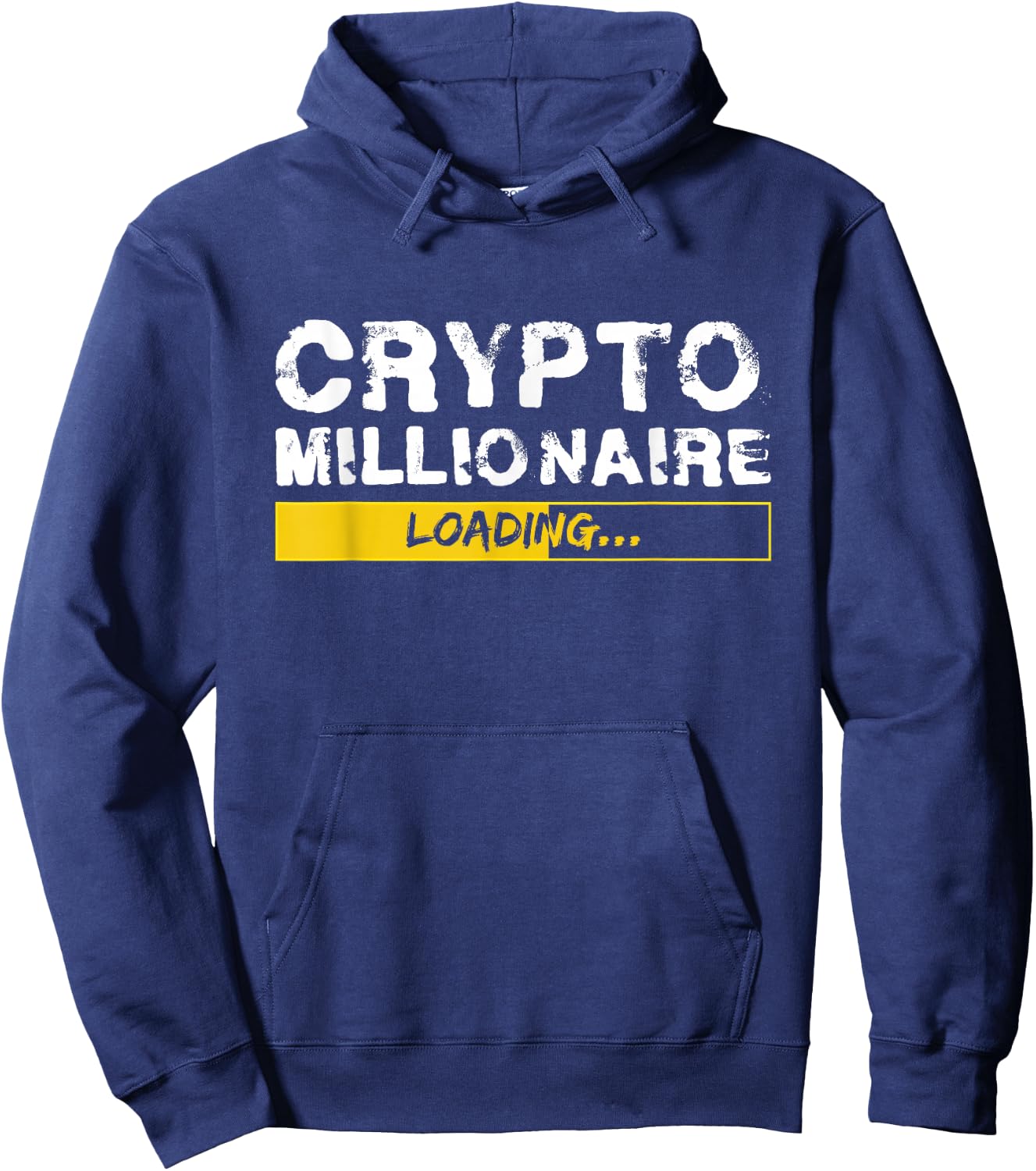 UAB KIDKIS Crypto Millionaire Loading Funny Bitcoin Gift Hoodie - Hoodie | Navy