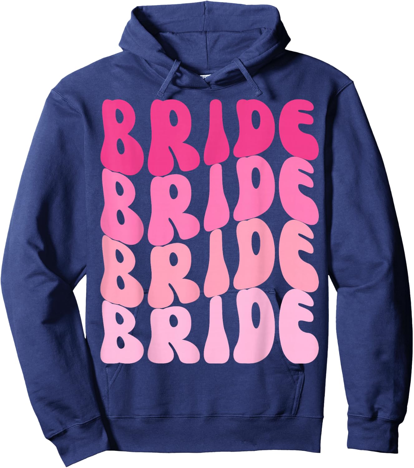Bride I Do Crew Retro Bachelorette Party Bride Bridesmaids Small Hoodie - Hoodie | Navy