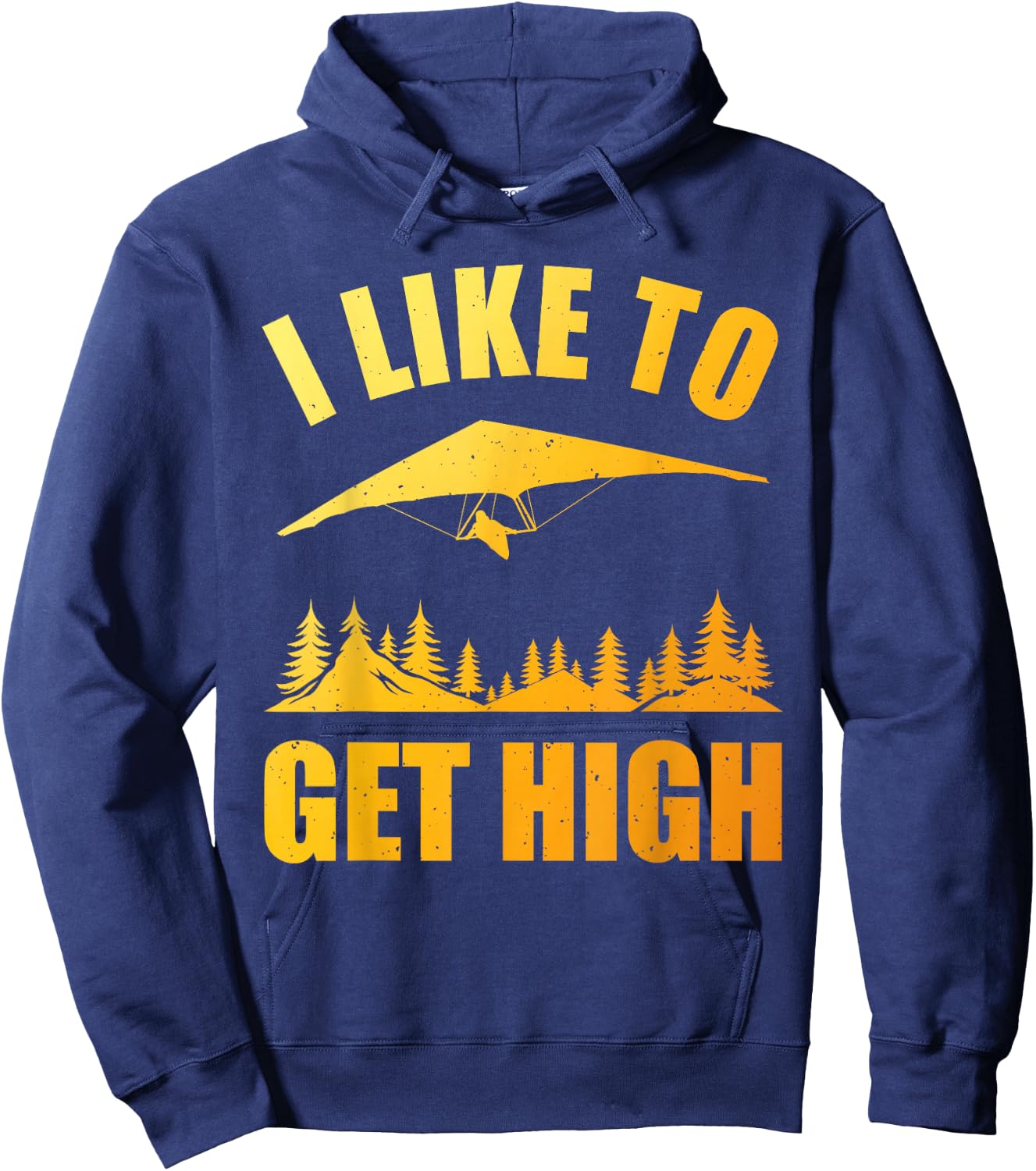 Cool Hang Glider Art Women Hang Glide Hang Gliding Hoodie - Hoodie | Navy