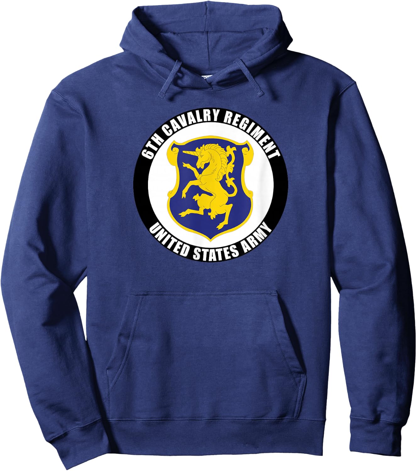 6th Cavalry Regiment United States Army Veteran Military Hoodie - Hoodie | Navy
