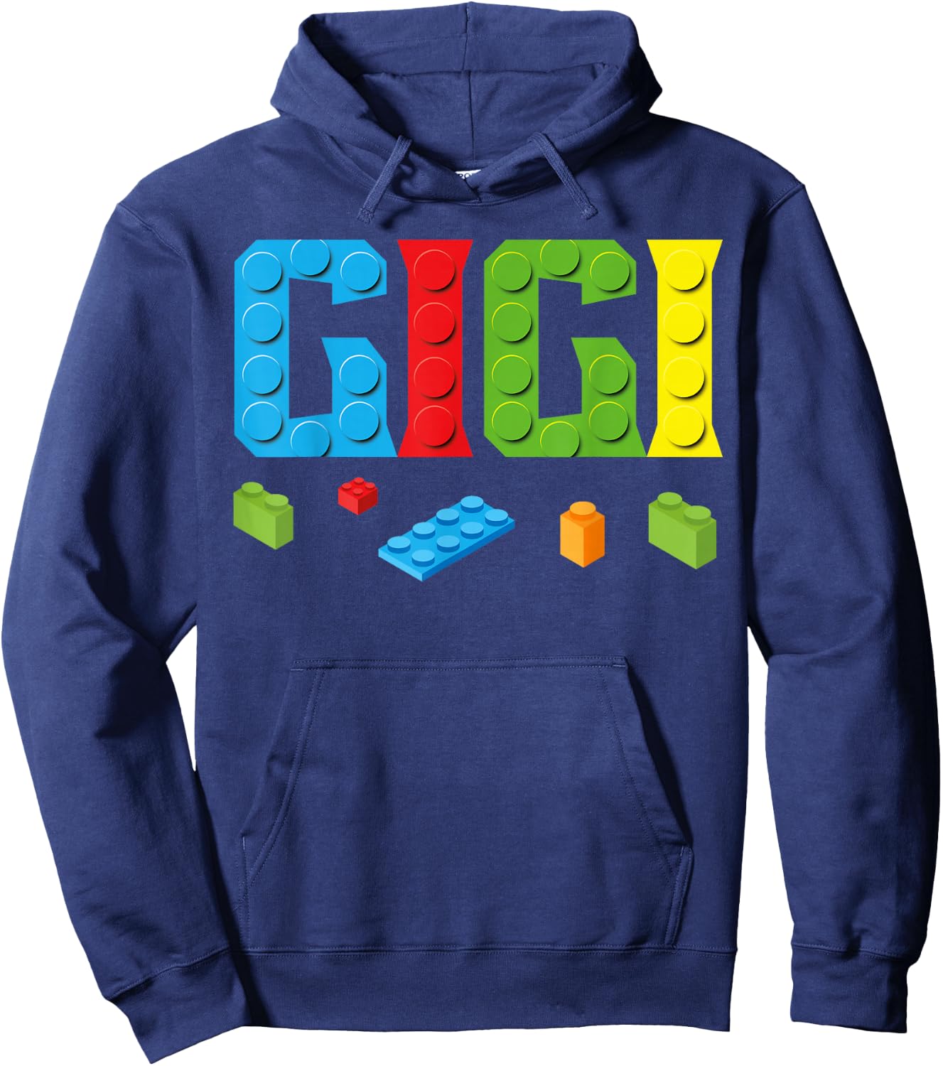 Gigi Master Builder Building Bricks Blocks Family Set Parent Hoodie - Hoodie | Navy