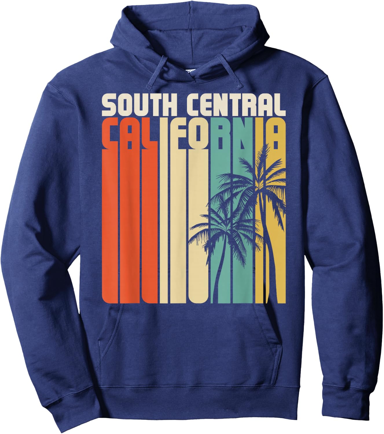 South Central Los Angeles Street LA Slauson Crenshaw 323 LA Hoodie - Hoodie | Navy