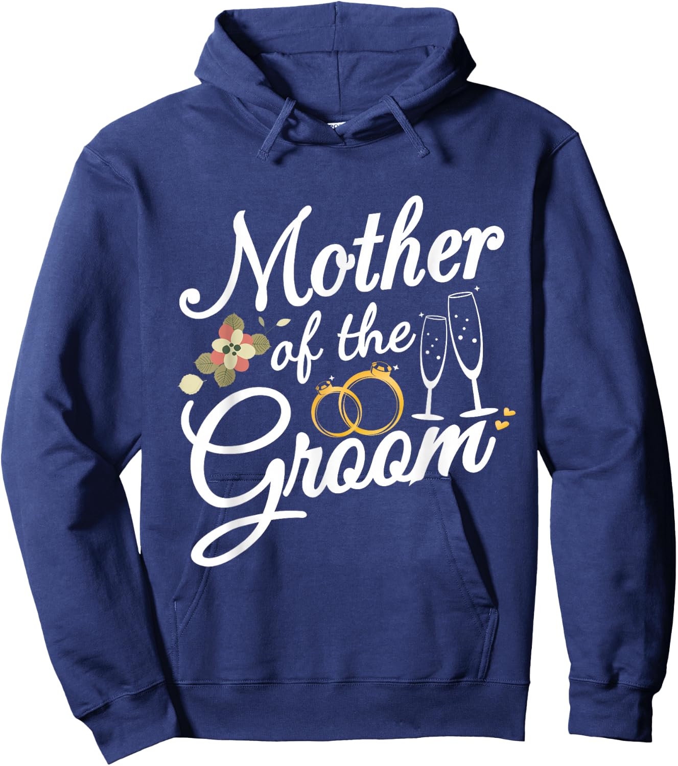 Mother of the Groom Wedding Rehearsal Bridal Party Hoodie - Hoodie | Navy