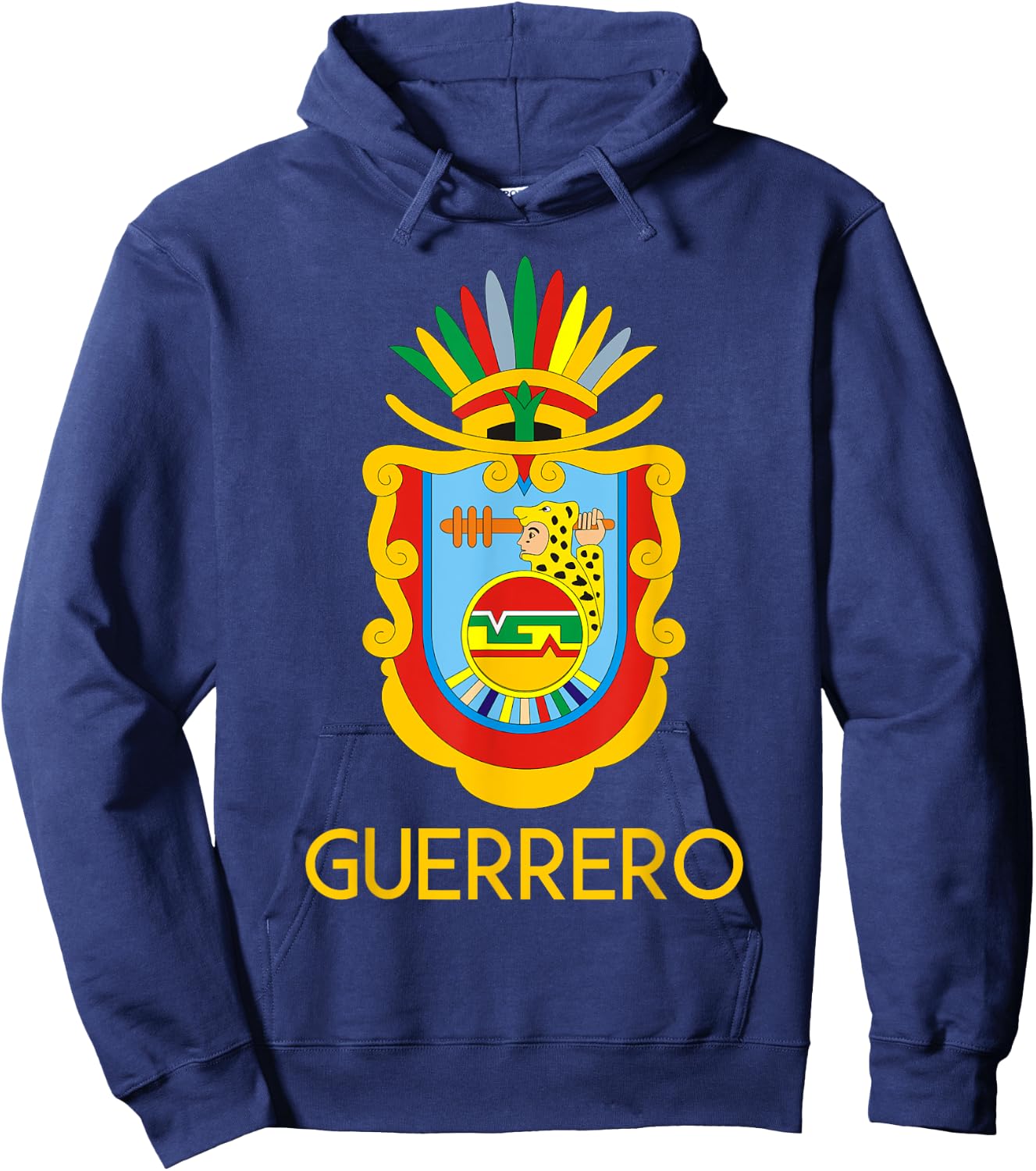 Guerrero Guerrero Estado De Mexico Escudo Eagle Aguila Hoodie - Hoodie | Navy