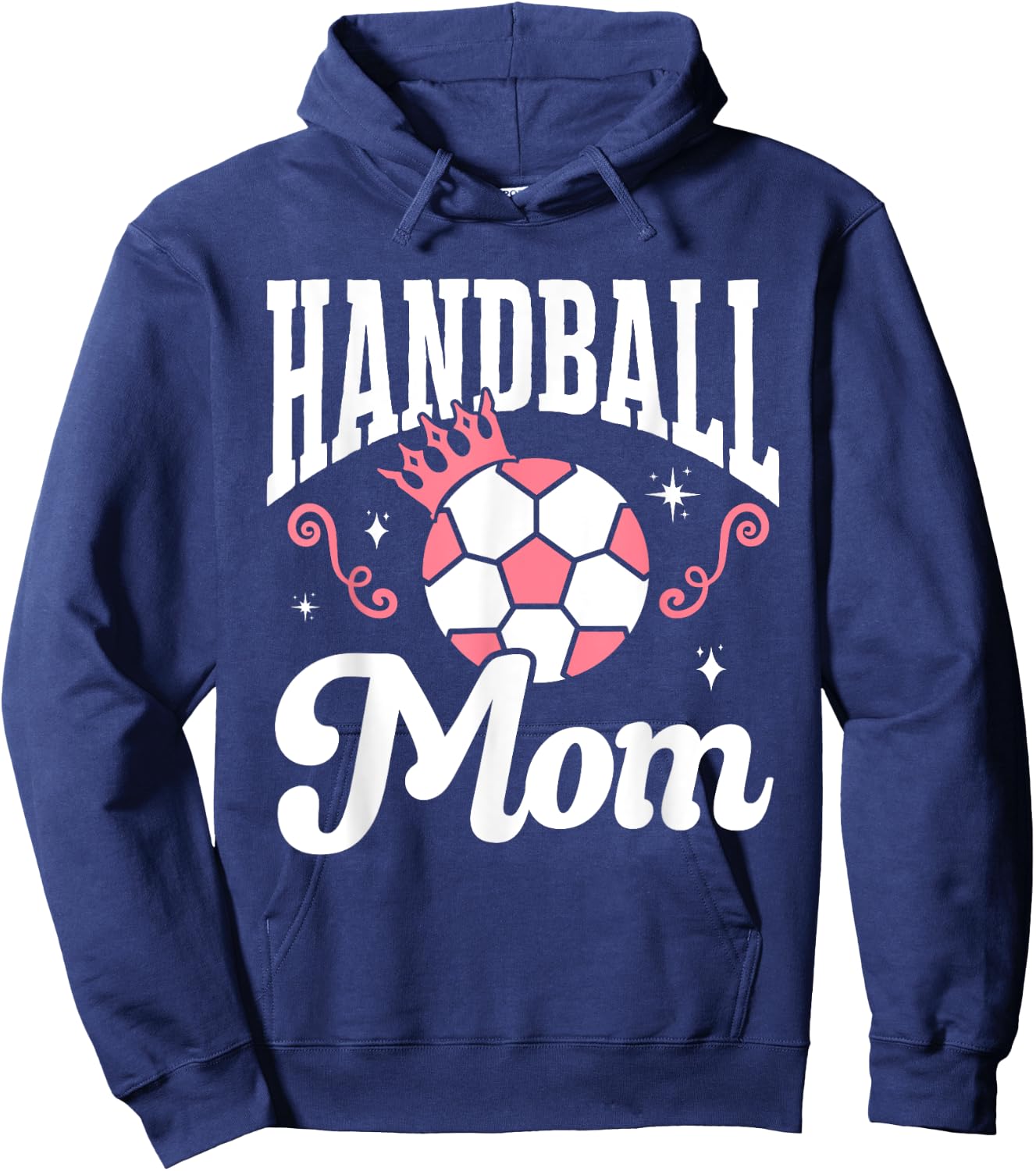 Funny Handball Lover Graphic Moms Handball Hoodie - Hoodie | Navy